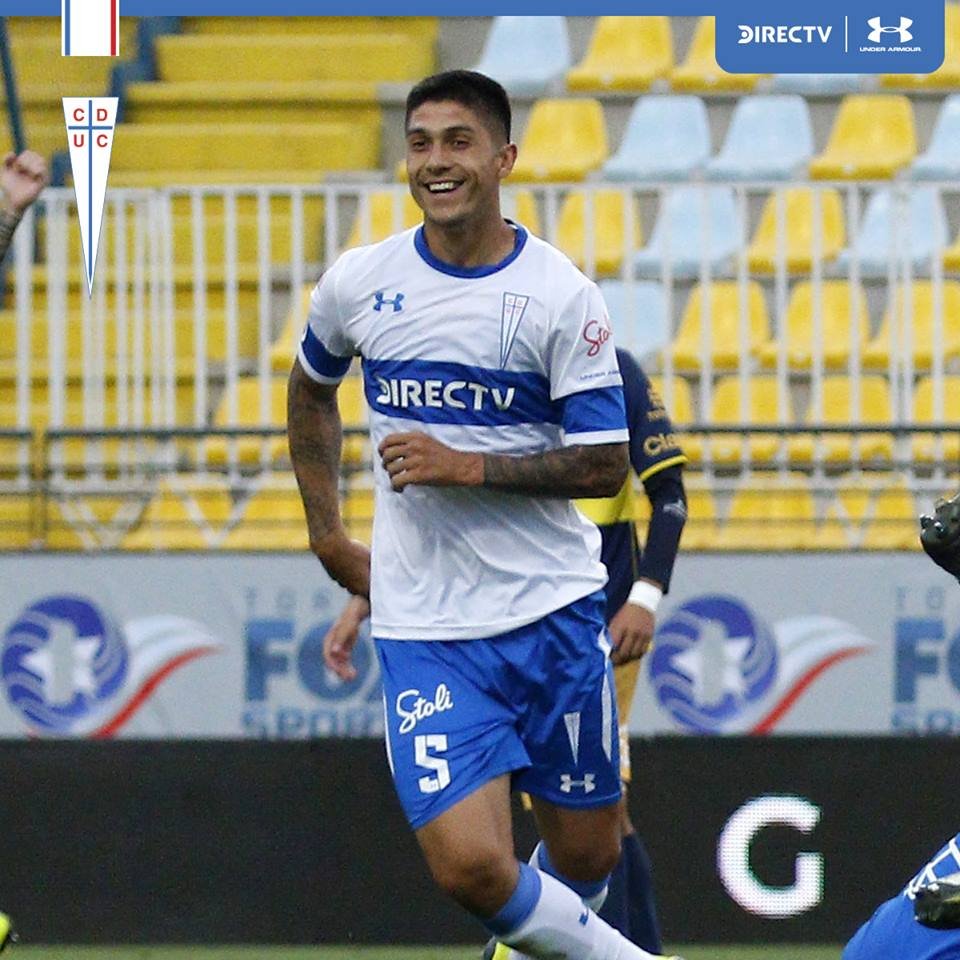 Valber Huerta debutó en la UC con un gol en el Sausalito