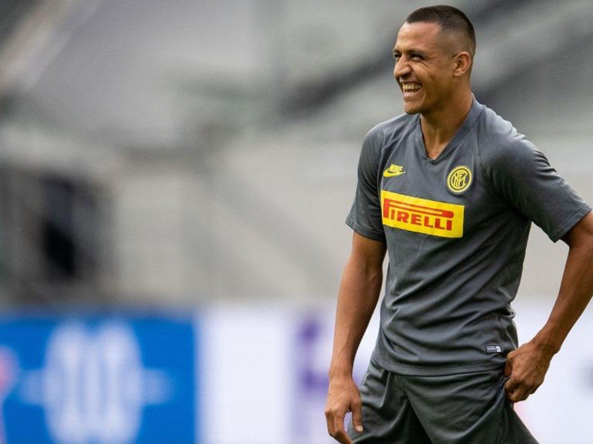 Alexis Sánchez se luce entrenando en Inter a 24 horas de la final de la Europa League