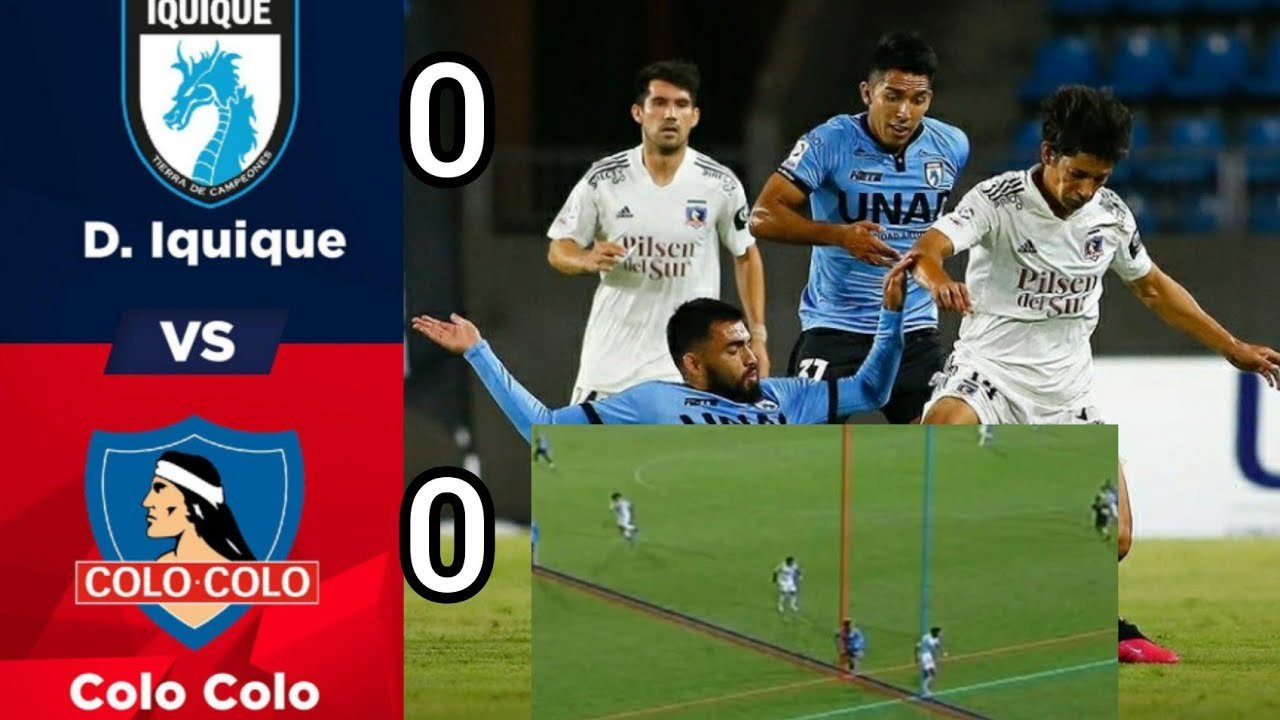 Iquique y Colo Colo empatan sin goles y ambos siguen complicados en el fondo de la tabla