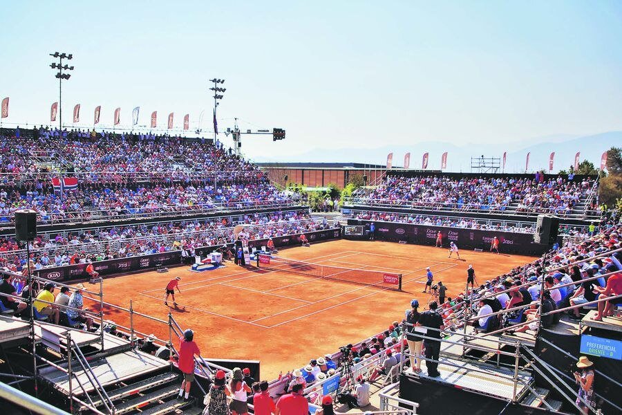 Todo listo para el inicio del ATP 250 de Santiago
