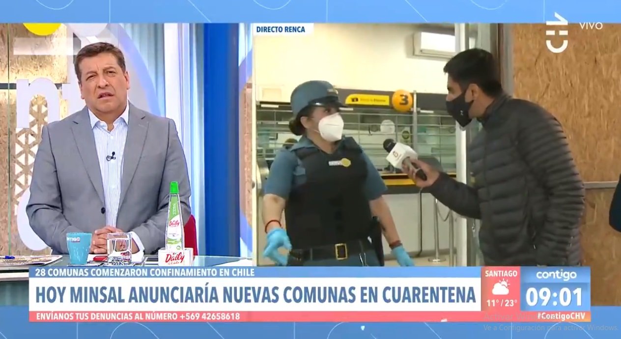 Vigilante le paró el carro en vivo a Juan Pablo Queraltó: “Aprende a leer”