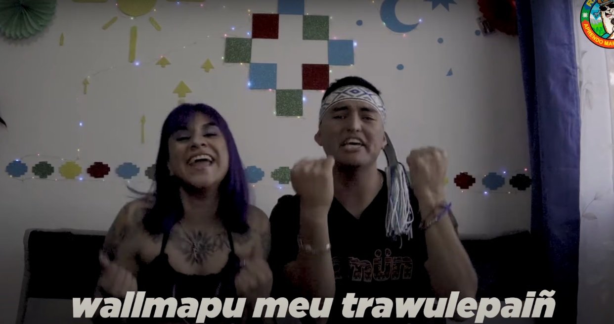 Luanko y Flor de Rap en un nuevo capítulo de “Rapeando aprendo mapudungun”