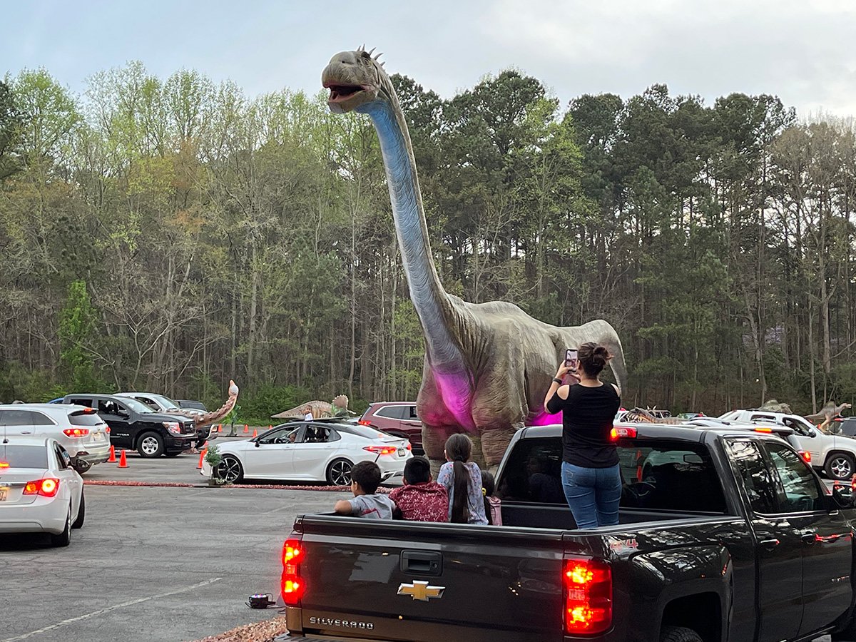parque jurásico Espacio Riesco