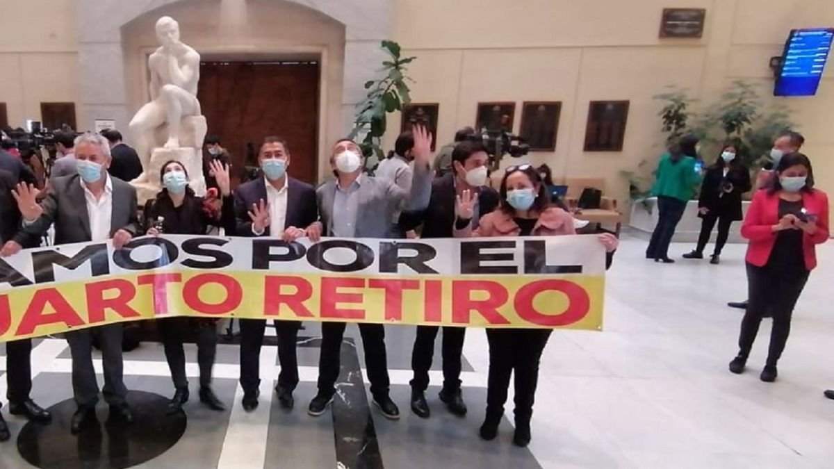 Aplican urgencia a la discusión del cuarto retiro