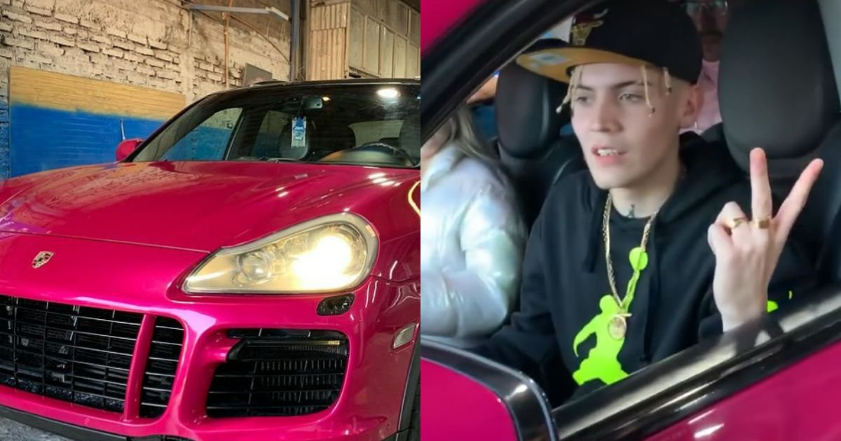 Cómo llegó a ser rosado el Porsche de Marcianeke