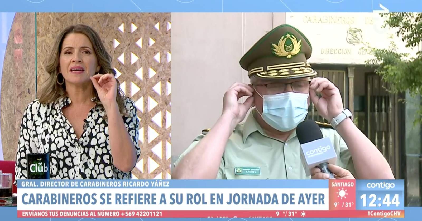 Twitter explota contra general director de Carabineros por cortar entrevista