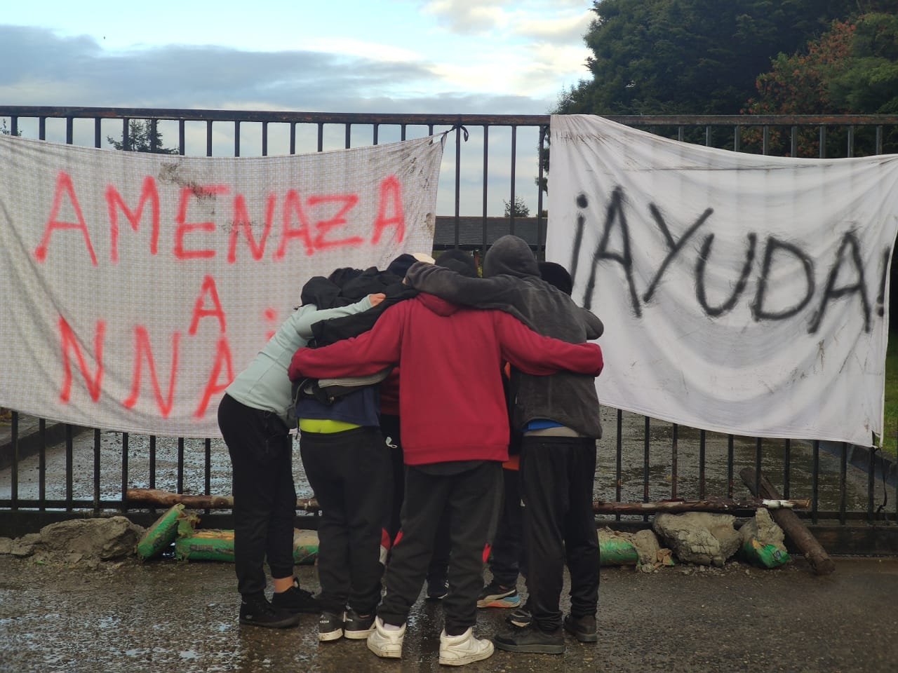 Niños de Aldeas Infantiles SOS claman por ayuda en Puerto Varas