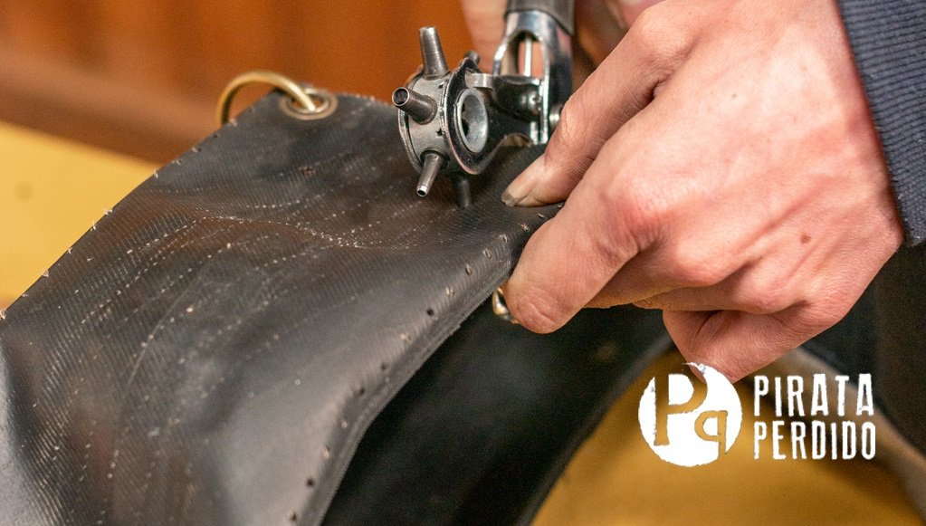 Pirata perdido upcycling neumáticos