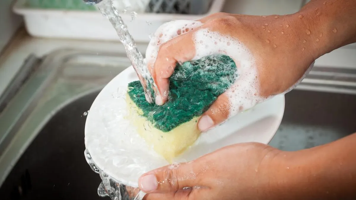 ¿Por qué no deberías poner detergente en la esponja al lavar los platos? Descúbrelo aquí