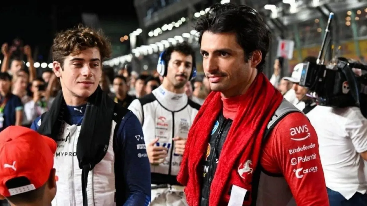 La familia de Colapinto responde a Sainz tras el GP de Singapur y genera controversia