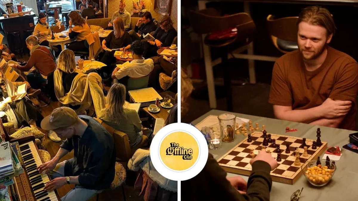 Café en Ámsterdam promueve la desconexión: sin teléfonos ni computadoras.