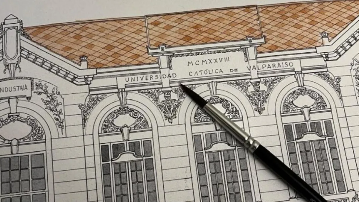 Exposición “Patrimonio Ilustrado de Valparaíso” llega a PUCV Santiago durante octubre