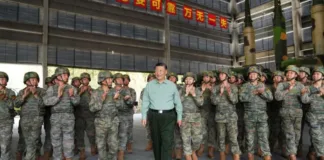 Xi Jinping insta al Ejército chino a fortalecer sus capacidades de combate.