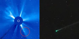 La sonda espacial registra el final de un cometa al caer en el Sol.