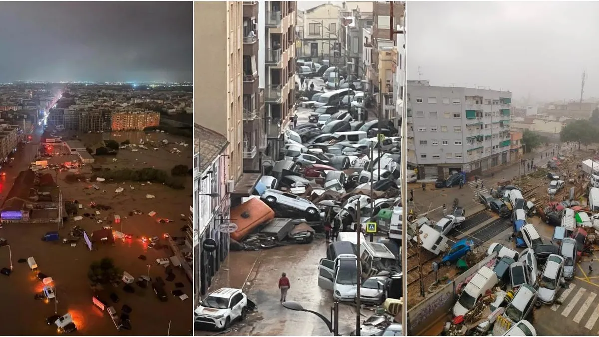 Inundaciones devastadoras en España: más de 64 vidas perdidas y un país en duelo.