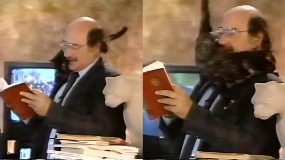 Recuerdos de Antonio Skármeta: la entrañable lectura de Oda al Gato con un felino en su cuello