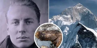 Restos de Andrew Irvine hallados en el Everest