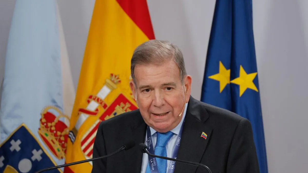 González Urrutia se declara presidente electo de Venezuela y solicita apoyo a España.