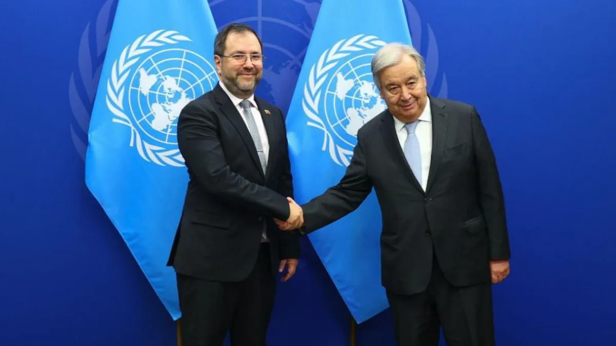 Canciller de Venezuela se reúne con la ONU y denuncia agresiones de un país poderoso