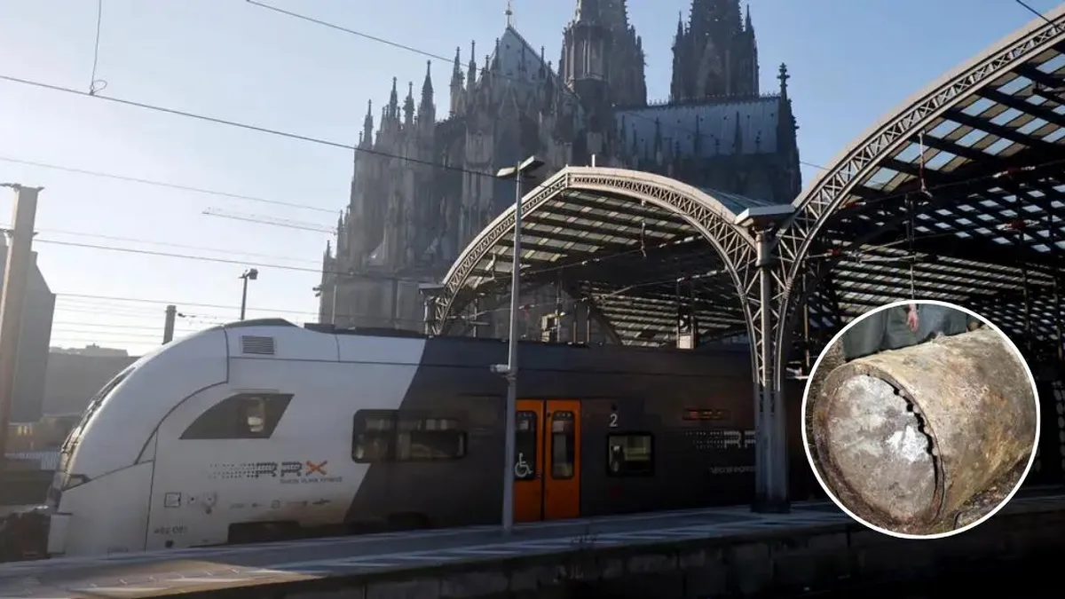 Evacuación masiva en Alemania por bomba de la Segunda Guerra Mundial.