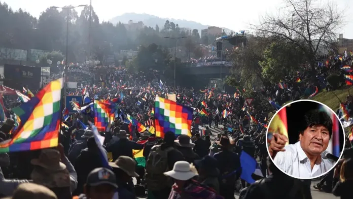 Bloqueos en Bolivia: seguidores de Evo Morales exigen atención de la Fiscalía.