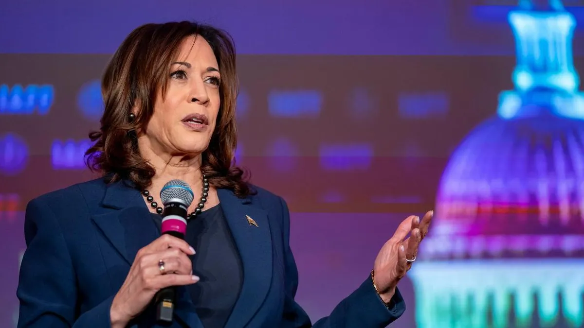 Kamala Harris critica a los partidarios de Trump