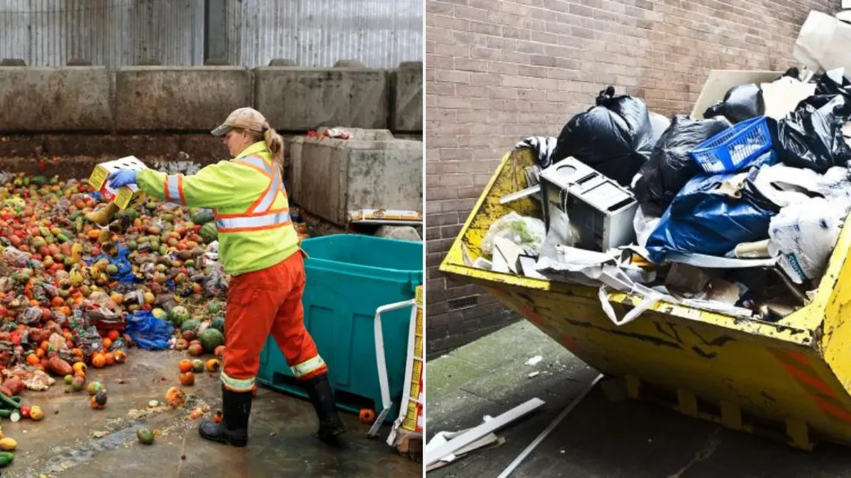 Un hombre en Austria enfrenta prisión por rescatar comida de un contenedor.