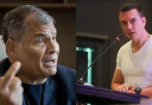 Rafael Correa critica a Noboa y cuestiona la limpieza de las elecciones.