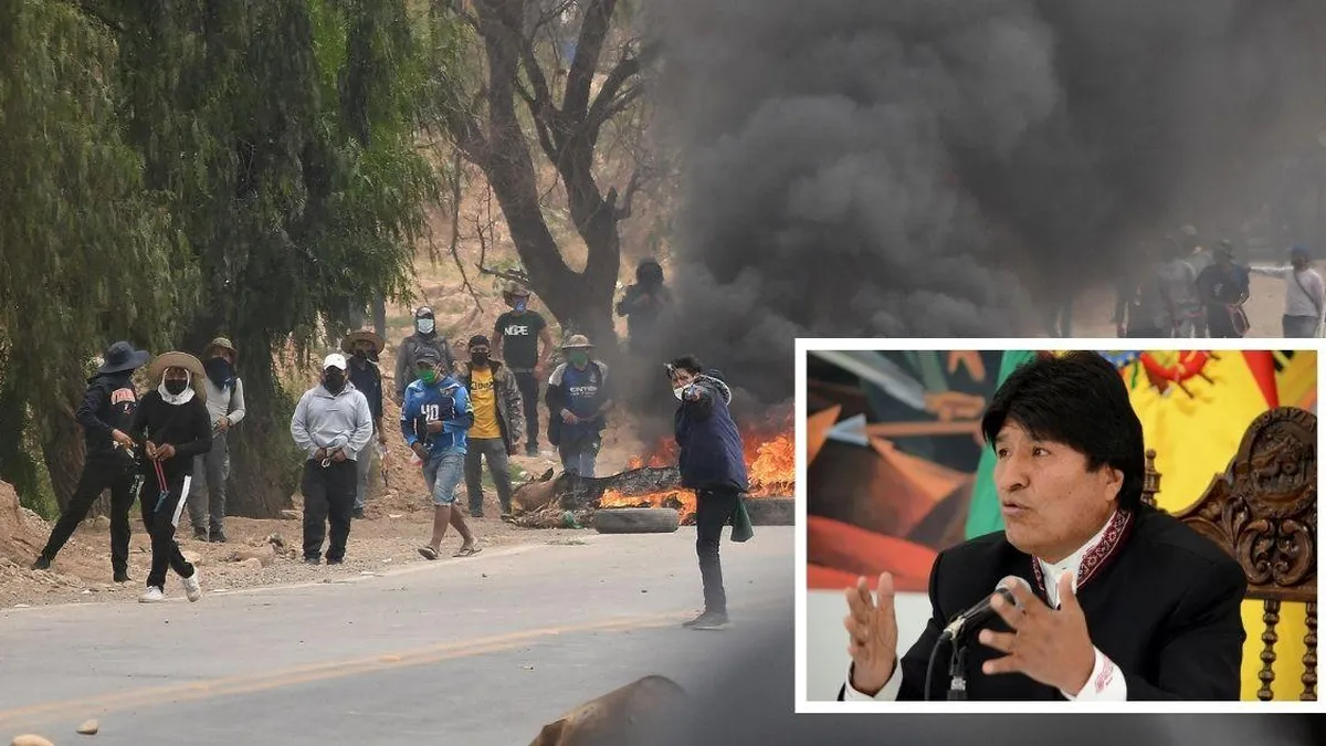Bolivia alerta sobre desestabilización democrática por protestas de Evo Morales y sus seguidores
