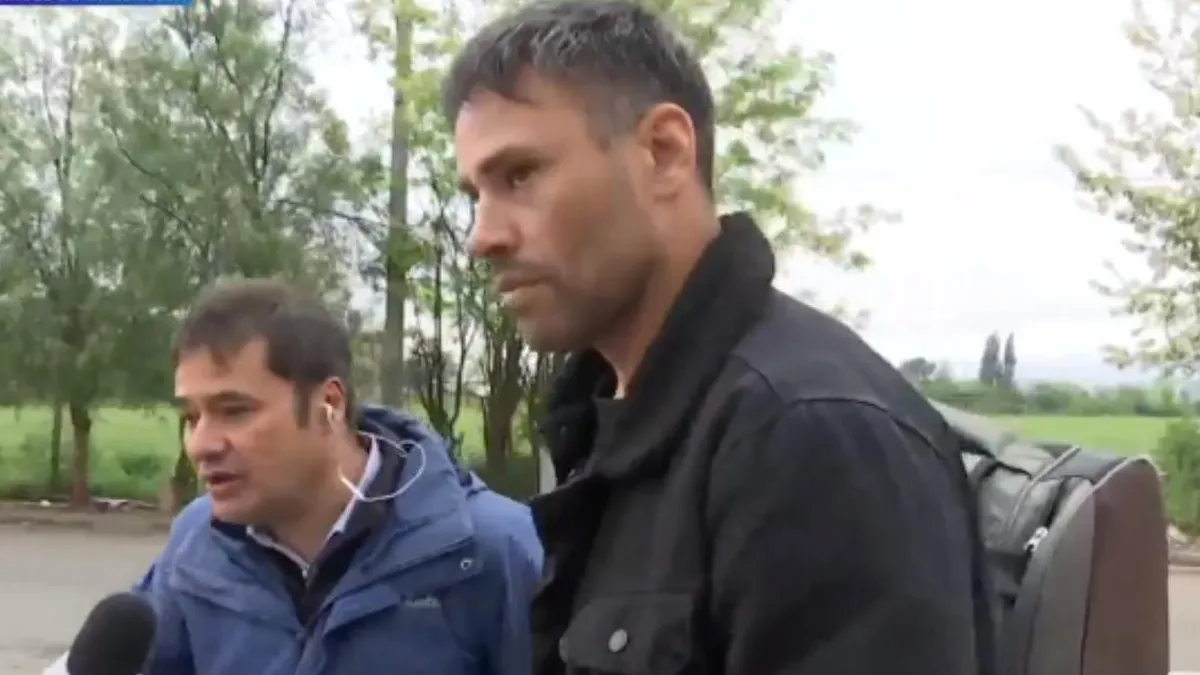 Claudio Valdivia visita a su hermano Jorge en la cárcel de Rancagua.