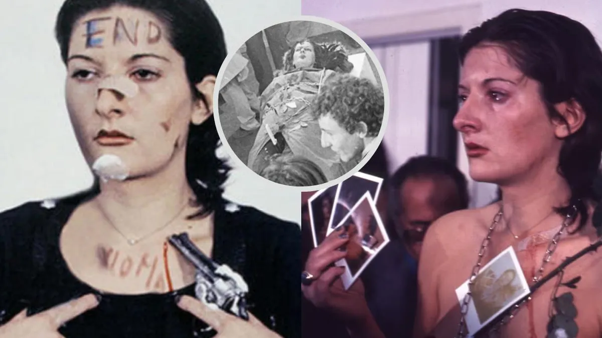 Marina Abramović y el peligroso límite de la vulnerabilidad en su impactante performance