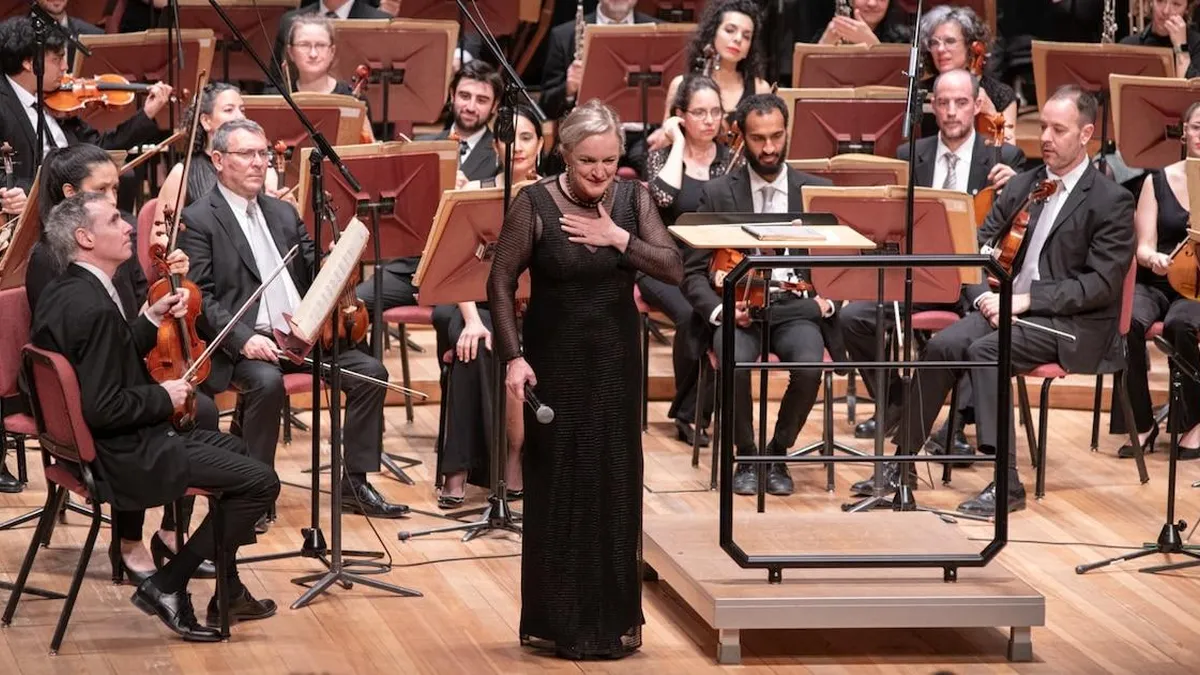 Ligia Amadio dirige un concierto inolvidable con la Orquesta Sinfónica Nacional.
