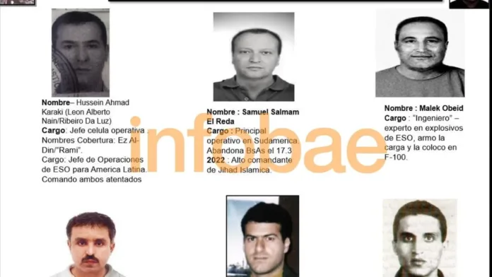 Dossiers del Mossad sobre el ataque a la Embajada de Israel y AMIA en Infobae.