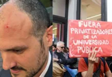 El diputado libertario denuncia la influencia de la izquierda en universidades públicas.