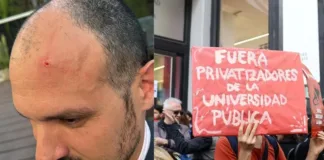 El diputado libertario denuncia la influencia de la izquierda en universidades públicas.