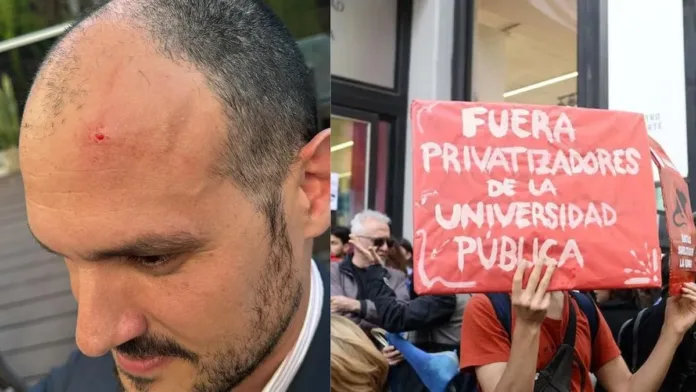 El diputado libertario denuncia la influencia de la izquierda en universidades públicas.