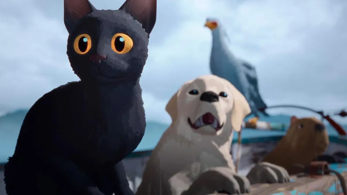 Un gato negro navega un mundo postapocalíptico en la nueva película animada ‘Flow’