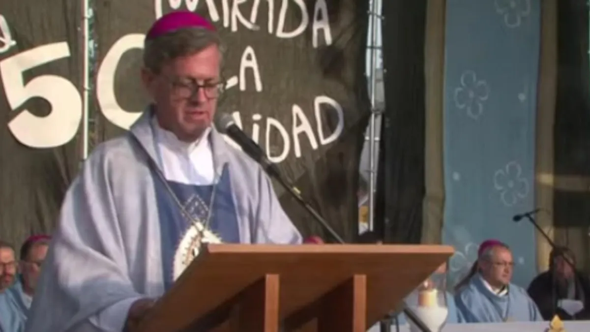 García Cuerva critica a políticos mediocres en la misa de la 50° Peregrinación a Luján