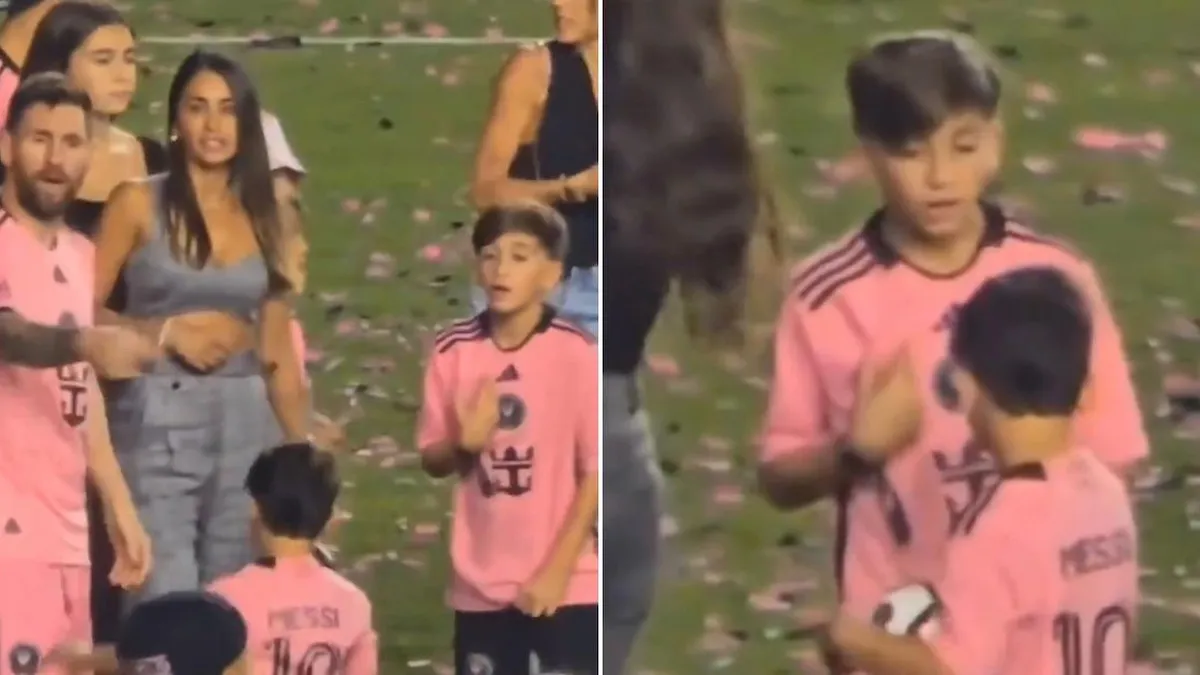Messi, el papá que pone orden: su divertida intervención en la pelea de sus hijos