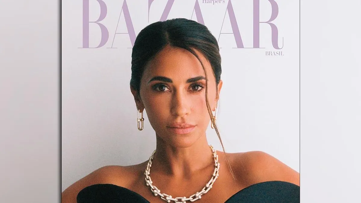 Antonela Roccuzzo deslumbra en la portada de Harper’s Brasil con un look sofisticado y elegante