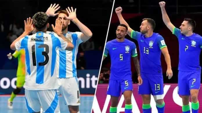 Argentina y Brasil se enfrentan en la final del Mundial de futsal. ¡No te lo pierdas!