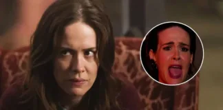 Sarah Paulson revive una escena icónica de “American Horror Story” con Moo Deng.