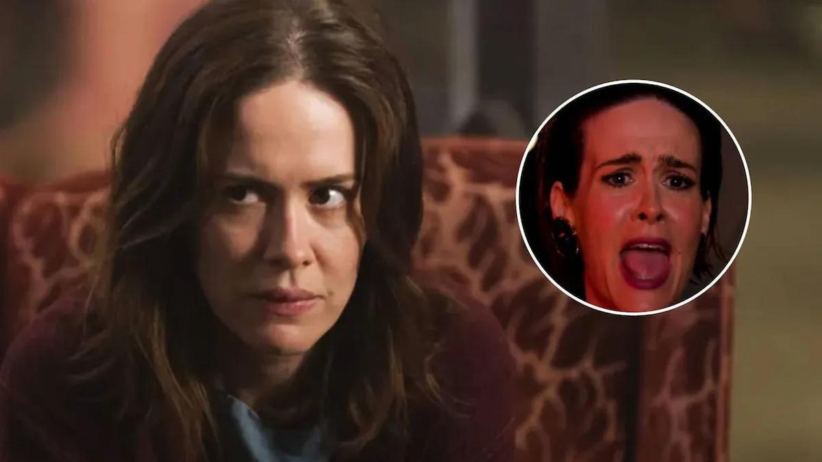 Sarah Paulson revive un grito icónico de AHS con una hipopótamo muy especial