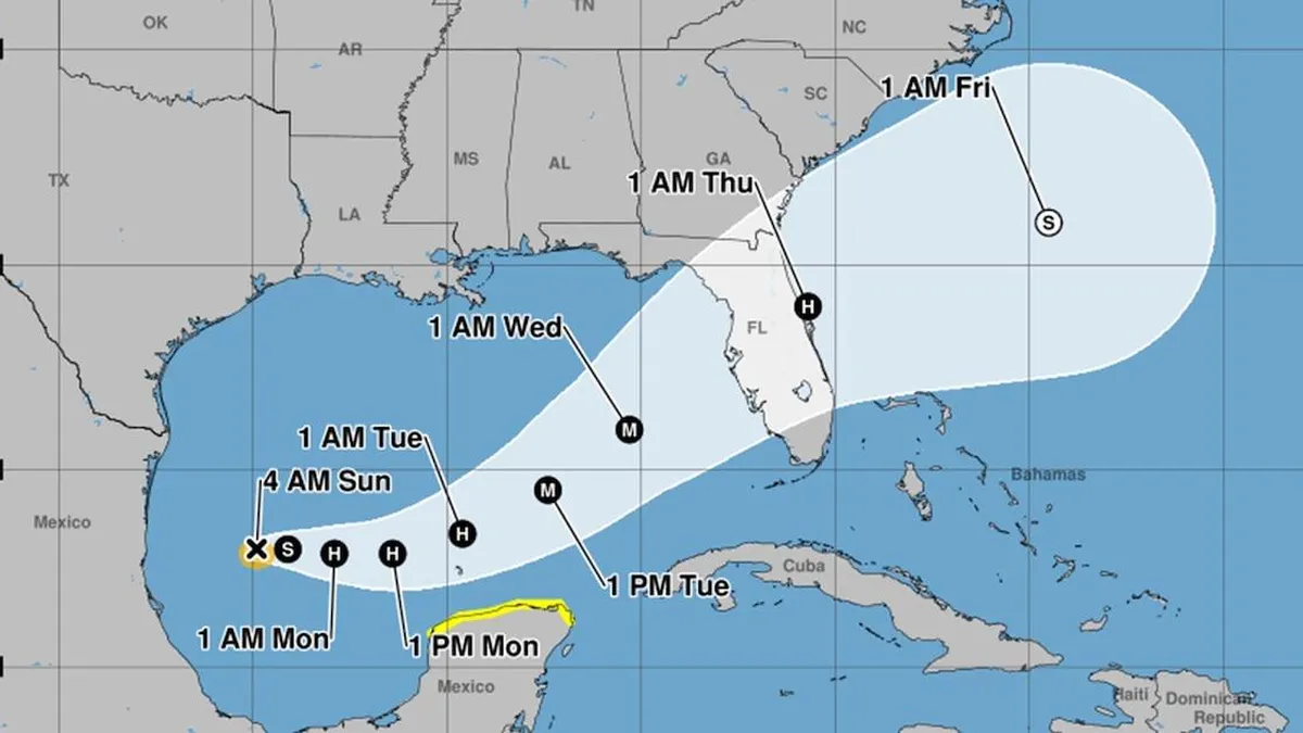 Tormenta tropical Milton podría intensificarse y afectar la costa oeste de Florida esta semana