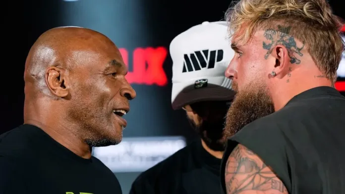 Mike Tyson advierte a Jake Paul tras aumentar la apuesta antes del combate.