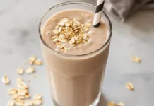 Batido de avena y miel: nutritivo y perfecto para aumentar masa muscular.