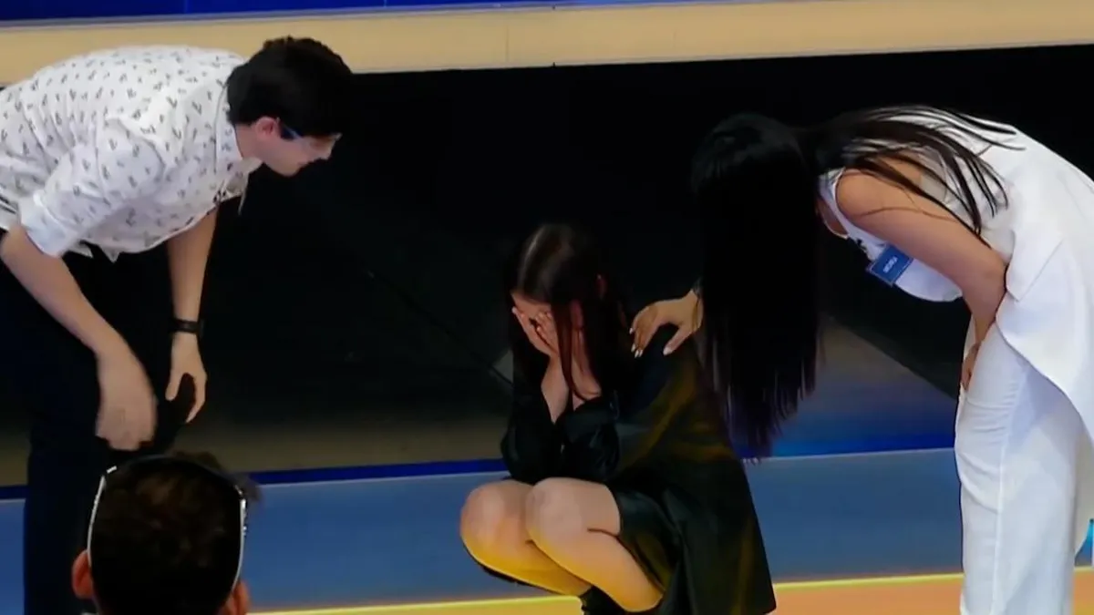 Una participante de The Floor llora y pide a Guido Kaczka salir del juego.