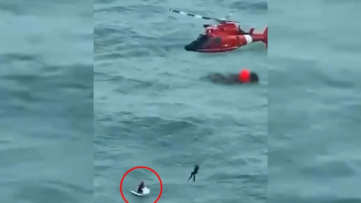 Rescate heroico: hombre salvado de una hielera tras el paso del huracán Milton en Florida