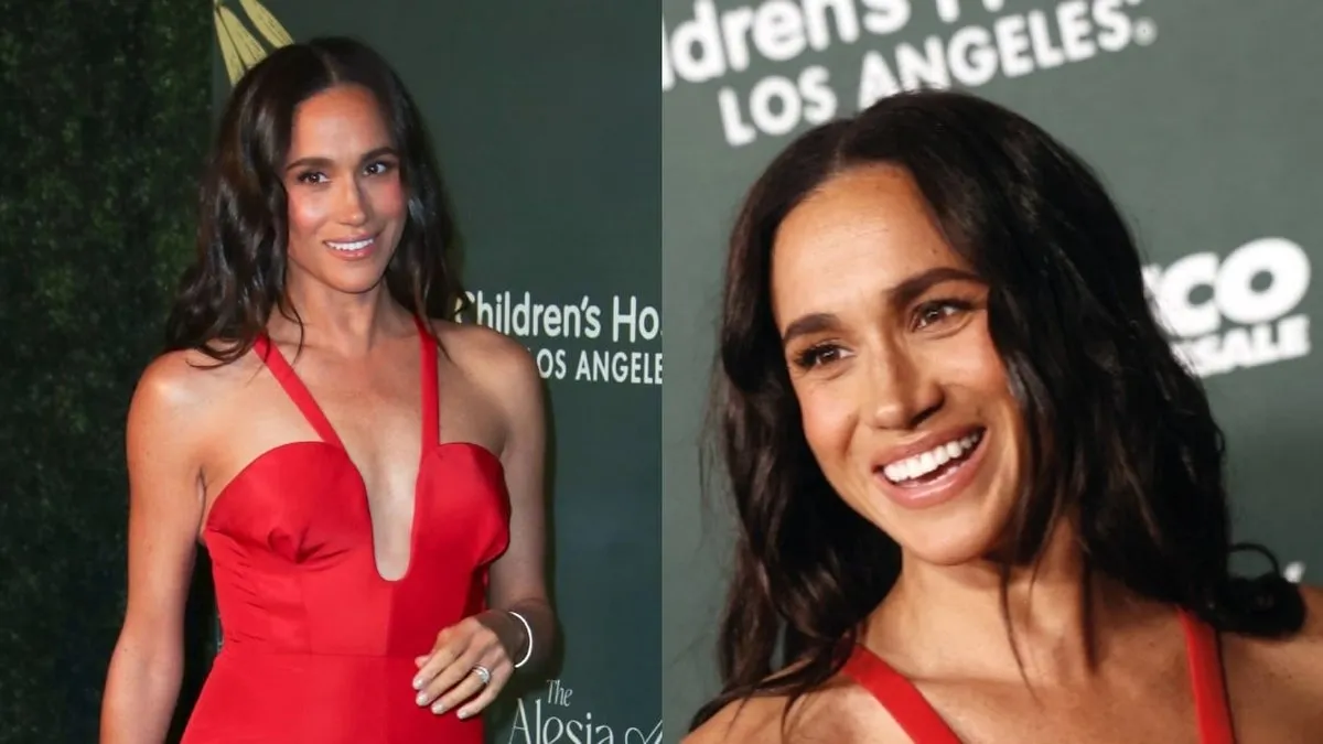Meghan Markle deslumbra en gala con vestido reutilizado y sin Harry, generando elogios en redes