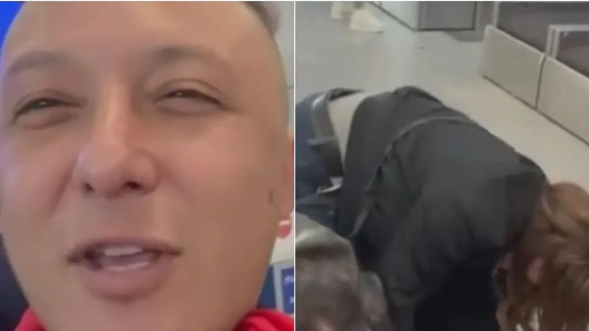 Sergio Rojas revela el incómodo momento de su compañera en el aeropuerto.